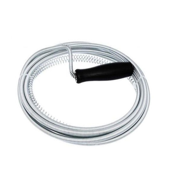Encontraproduto.com.br - Desentupidor Pias Ralos Canos Aco Manivela Com Mola Cabelo