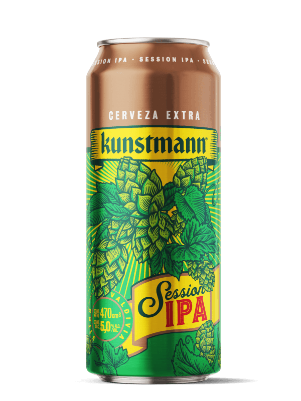 CERVEJA PURO MALTE SESSION IPA LATA 470ML KUNSTMANN