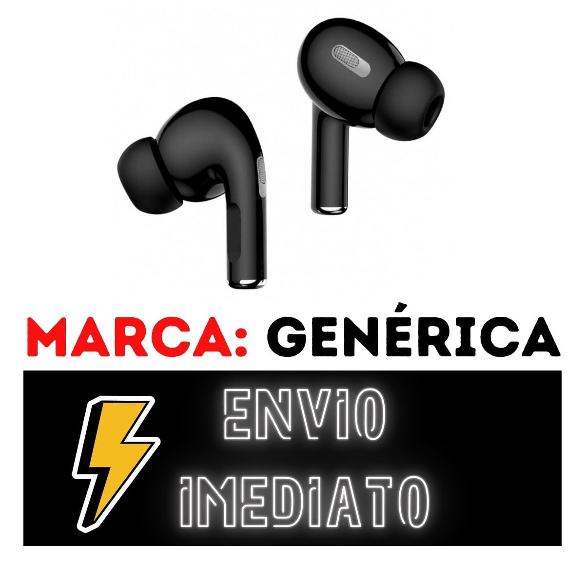 Encontraproduto.com.br - Fone Bluetooth Air Preto Silicone Para Multilaser G Max 2