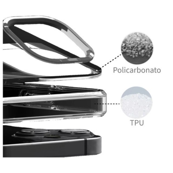 Encontraproduto.com.br - Capa Space Clear Para iPhone 14 PRO MAX Compatível Resistente