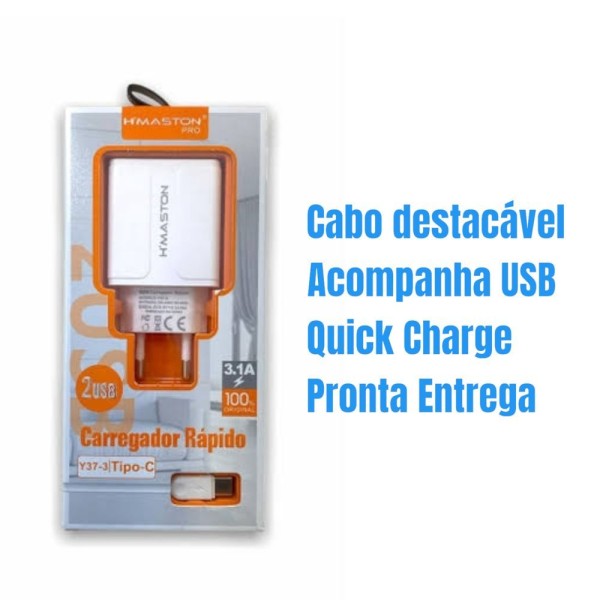 Encontraproduto.com.br - Carregador Turbo + Cabo Type C Para Samsung Note 20