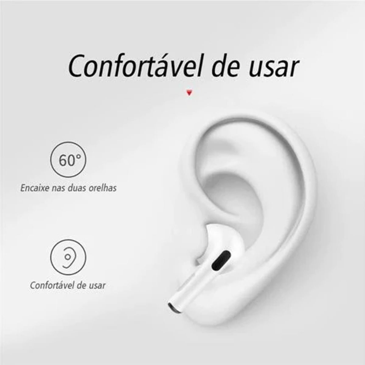 Encontraproduto.com.br - Fone De Ouvido Branco Wireless BT Para Samsung A03 A03s