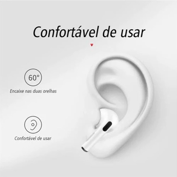 Encontraproduto.com.br - Fone De Ouvido Branco Wireless BT Para Samsung A03 A03s