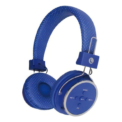 Encontraproduto.com.br - Fone de Ouvido Bluetooth Micro SD FM B05 Dobravel com Microfone Azul