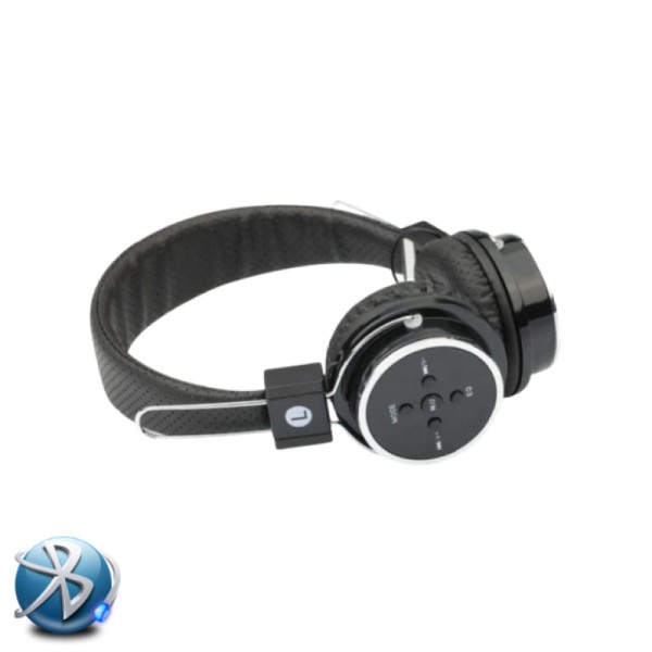 Encontraproduto.com.br - Fone de Ouvido Bluetooth Micro SD FM B05 Dobravel com Microfone Preto