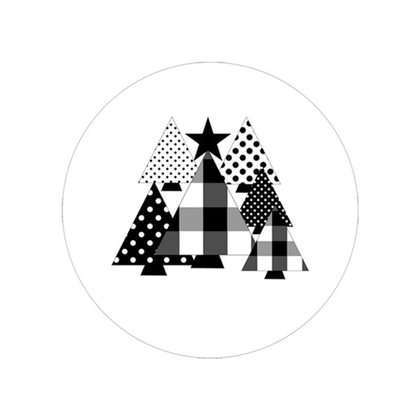 Encontraproduto.com.br - Kit 02 Capas Para Sousplat Natal Minimal Xadrez