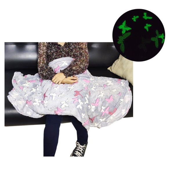 Encontraproduto.com.br - Cobertor Manta Mantinha Brilha No Escuro Florescente Infantil