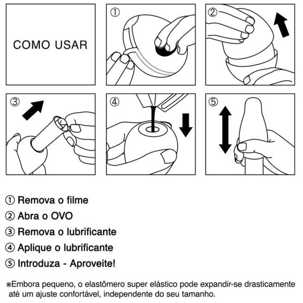 Encontraproduto.com.br - Ovo Mastubador Egg Penis Silky Punheta Estimulo Sexshop