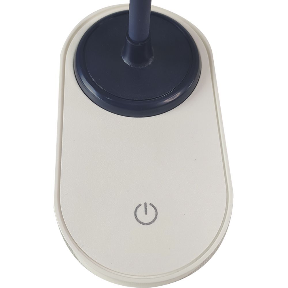Encontraproduto.com.br - Luminaria De Mesa C/Garra Articulavel Led 3 Cores Abajur