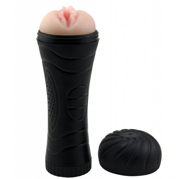 Encontraproduto.com.br - Vagina Masturbador Vibratorio Maleável Prazer Masculino