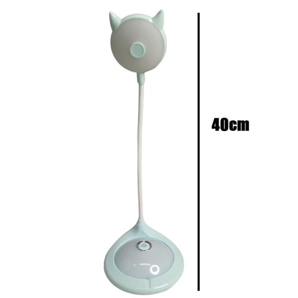 Encontraproduto.com.br - Luminaria De Gato Abajur Led Touch Flexivel