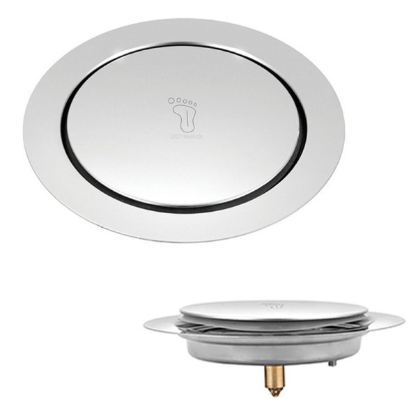 Encontraproduto.com.br - Ralo Click Inteligente Inox 10x10 Lavabo Redondo