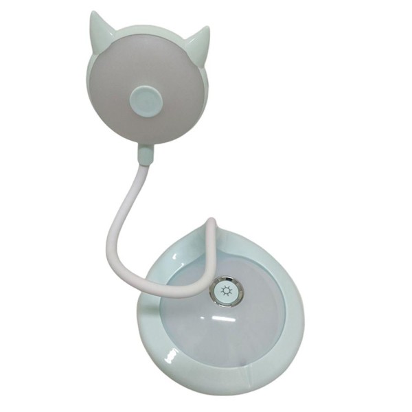 Encontraproduto.com.br - Luminaria Gato Pet Touch Abajur Mesa Led Flexivel Decoraçao