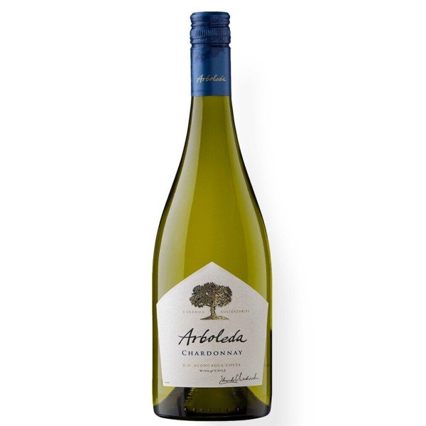 Encontraproduto.com.br - Vinho Chileno Branco Chardonnay Arboleda 750ml
