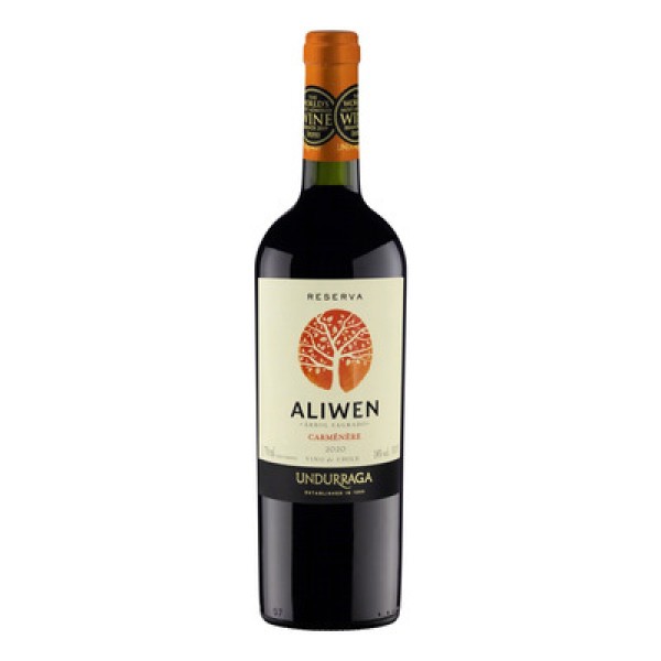 Encontraproduto.com.br - Vinho Aliwen Undurraga Reserva Carménère Tinto 750ml
