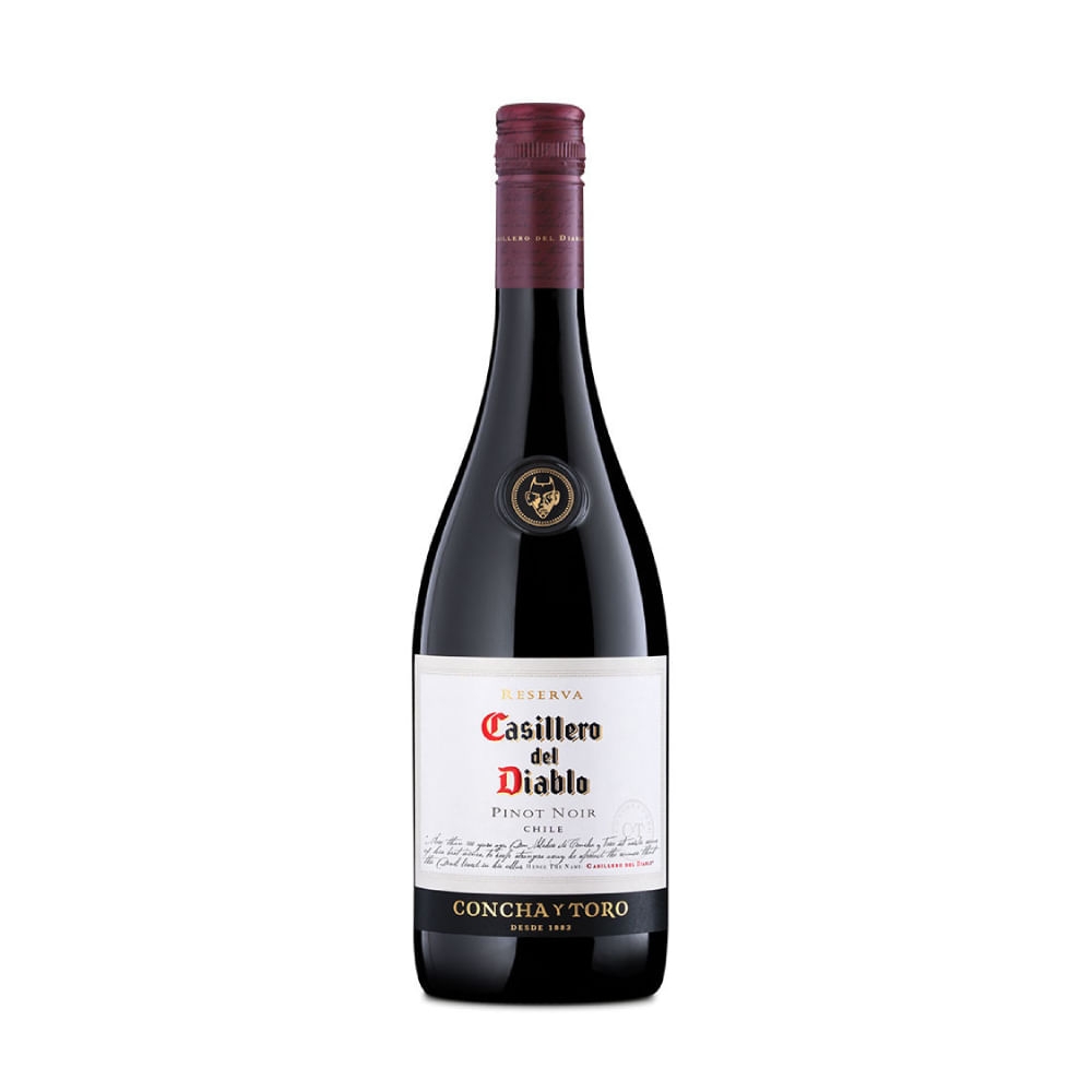 Encontraproduto.com.br - Vinho Chileno Casillero del Diablo Pinot Noir Reserva Tinto Seco 750ml