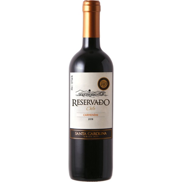 Vinho Chileno Sta Carolina Reservado Carménère Tinto 750ml