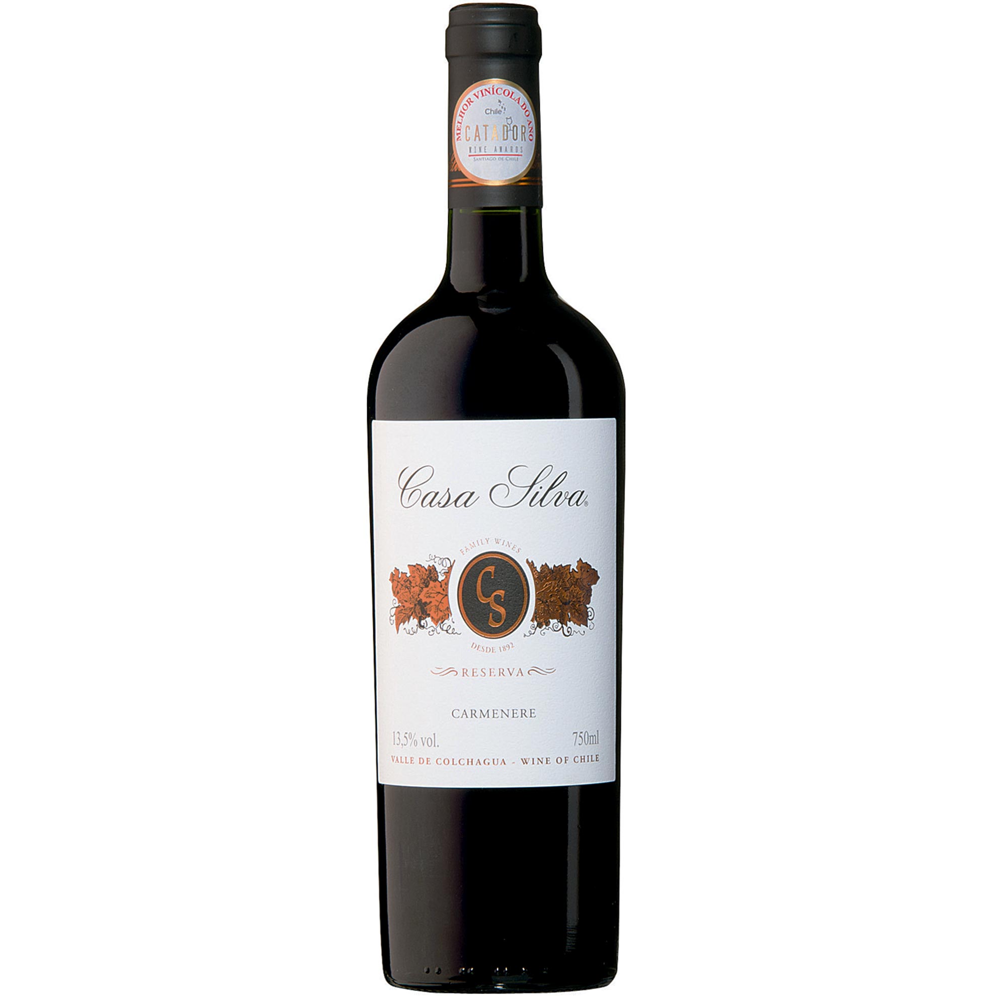Casa Silva Carmenere Reserva Chileno Vinho Tinto 750ml