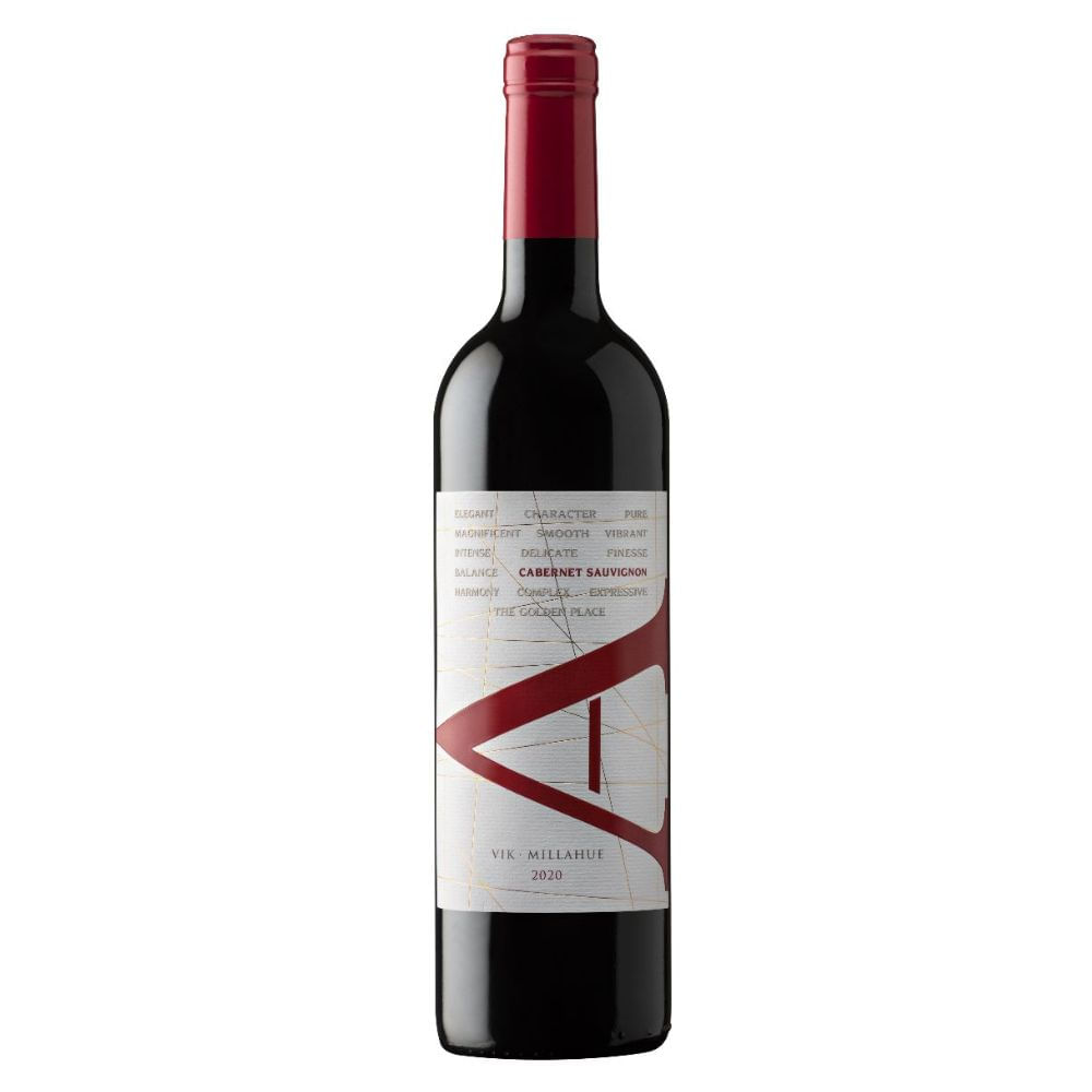 Encontraproduto.com.br - Vinho Tinto Chileno Vik Cabernet Sauvignon  Garrafa 750ml