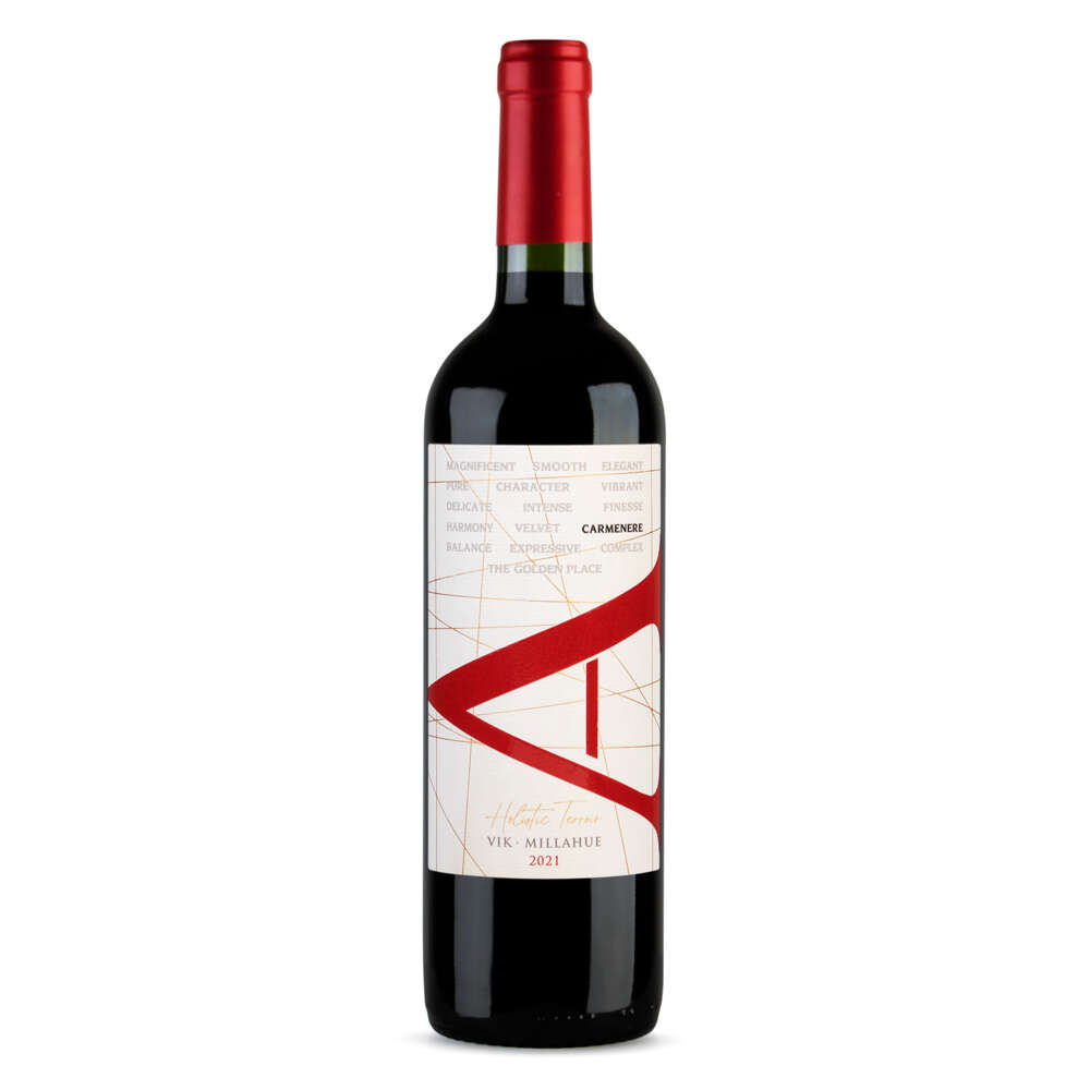 Vinho Tinto Chileno Vik Carmenere Garrafa 750ml