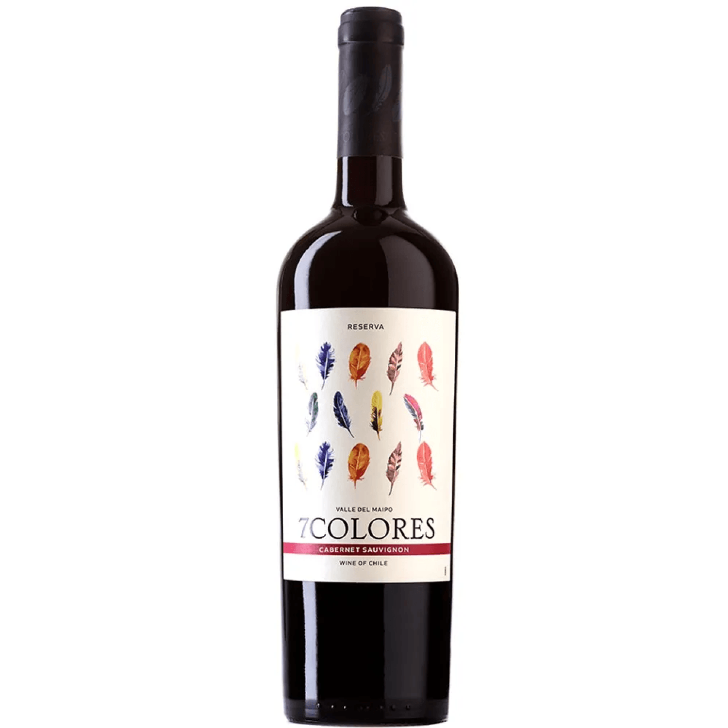 Encontraproduto.com.br - Vinho 7Colores Reserva Cabernet Sauvignon-Pais 750ml