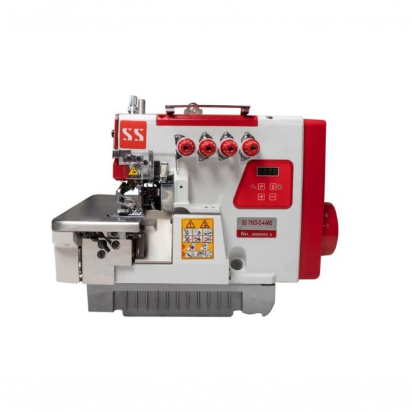 Encontraproduto.com.br - Interlock 5 Fios Ss798d-5-35mq + 50 Agulhas Vermelho 220v