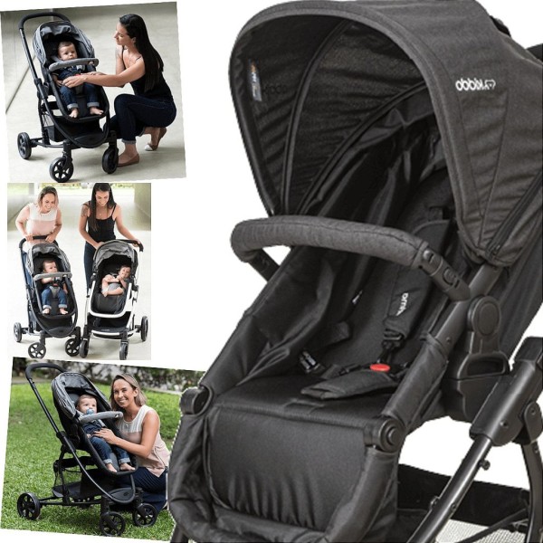Encontraproduto.com.br - Carrinho de Bebe Moises com Bebe Conforto Kiddo Prima Preto