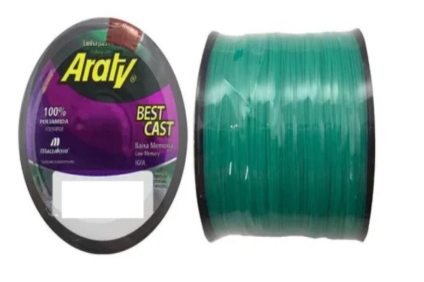 Encontraproduto.com.br - Linha de Pesca Pesqueiro 0,35mm 18,7lb 900m Verde Best Cast