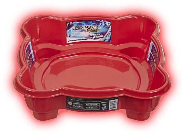 Encontraproduto.com.br - Kit 3 Lançador de Pião 3 Pião Combate + Arena Beyblade Hasbro
