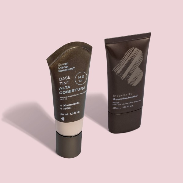 Encontraproduto.com.br - Combo Quem Disse Berenice?: Primer Instamatte 30Ml + Base Tint Cor 01N 30 Ml