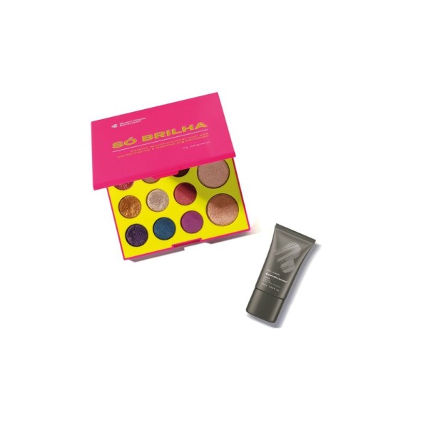 Encontraproduto.com.br - Combo Primer Instamatte 30ml com Palette Só Brilha 17g