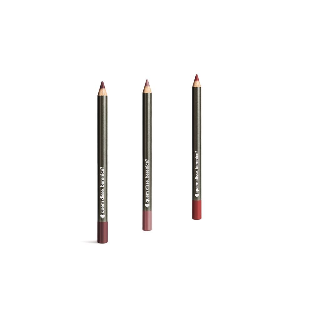 Encontraproduto.com.br - Combo Lápis Contorno Labial: Marronis 1,1g + Nudetis 1,1g + Vermetis 1,1g