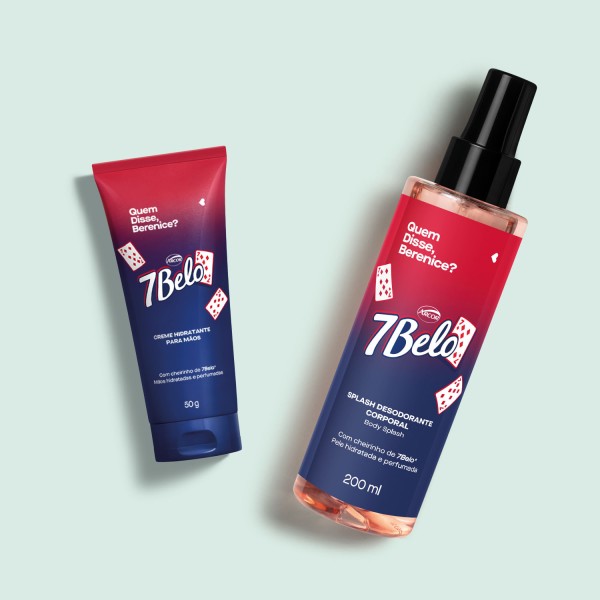 Encontraproduto.com.br - Combo 7Belo Body Splash Desodorante Colônia 200ml com Creme Hidratante de Mãos 50g