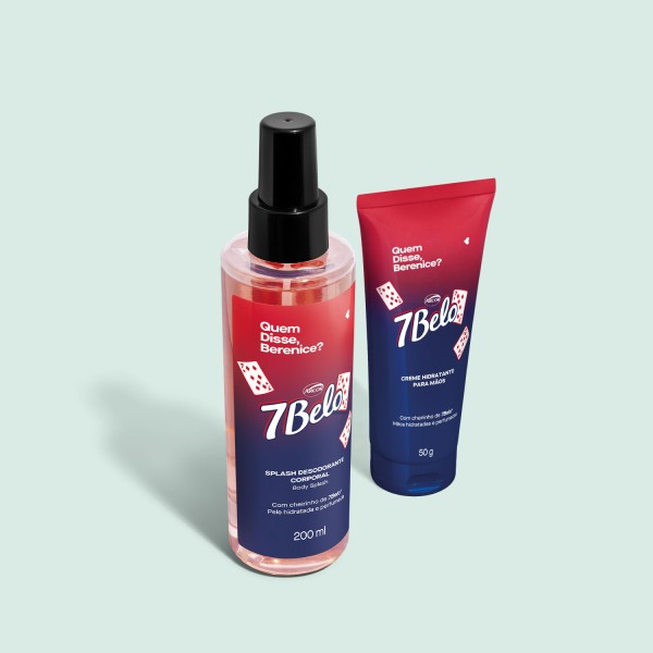 Encontraproduto.com.br - Combo 7Belo Body Splash Desodorante Colônia 200ml com Creme Hidratante de Mãos 50g