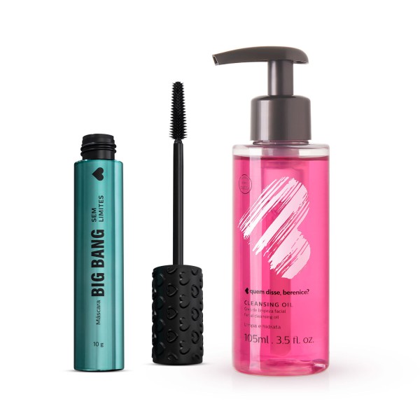 Encontraproduto.com.br - Combo Máscara de Cílios 10g com Demaquilante Cleasing Oil 105ml