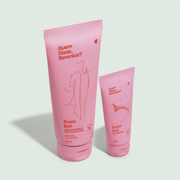 Encontraproduto.com.br - Combo Prazer, Berê Loção Corporal 200ml com Gel Corporal 30g