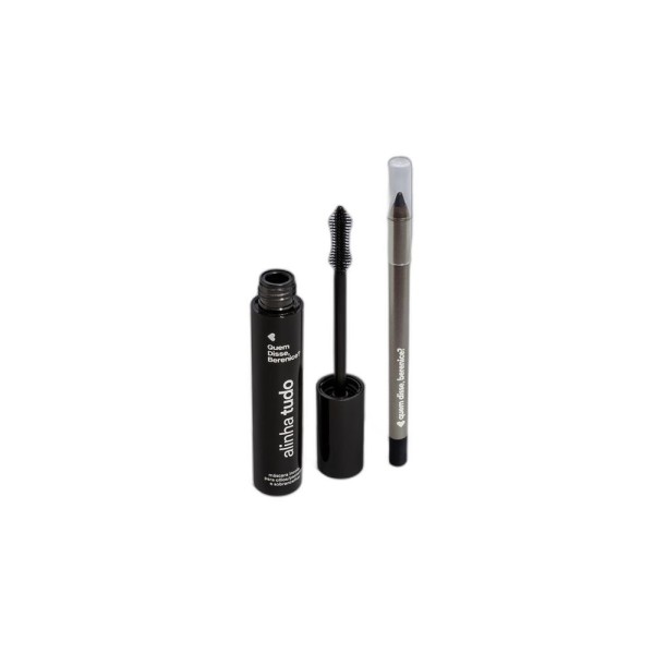 Encontraproduto.com.br - Quem Disse, Berenice? Kit Lápis Olhos Pretuco 1,2g + Máscara Para Cílios E Sobrancelhas Incolor 12g