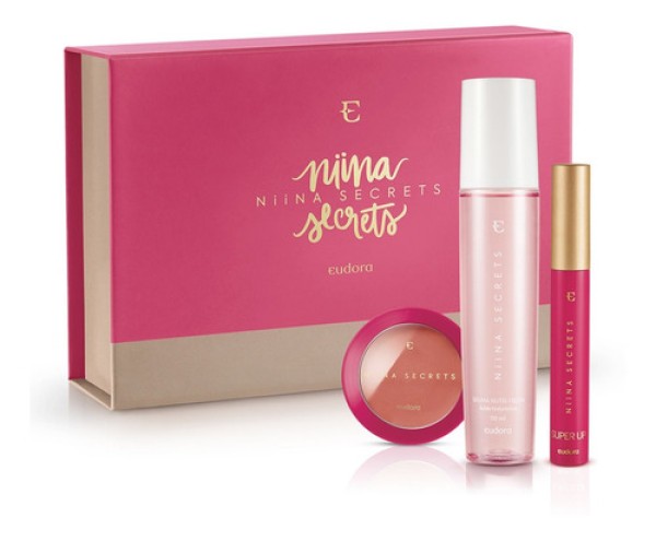 Eudora Kit Presente Niina Secrets Pêssego com BOX EXCLUSIVA*
