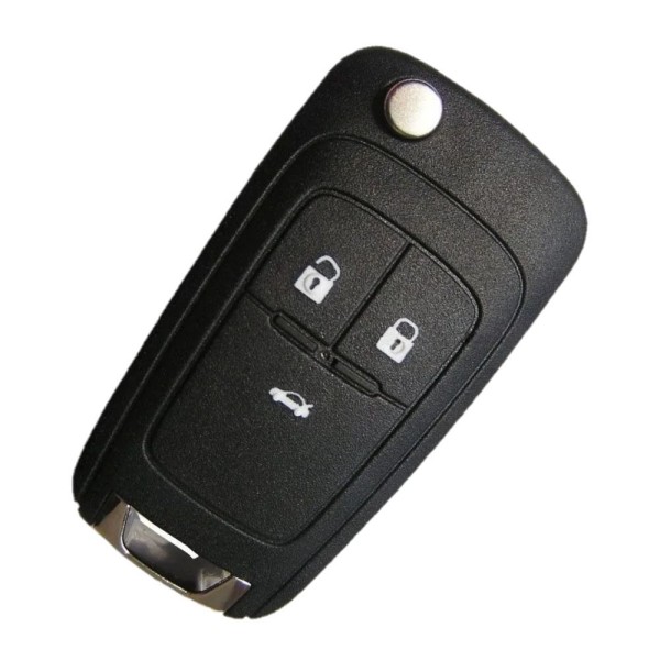 Encontraproduto.com.br - Carcaça Chave Canivete Oca 3 Botões Onix S-10 Sonic Após 12
