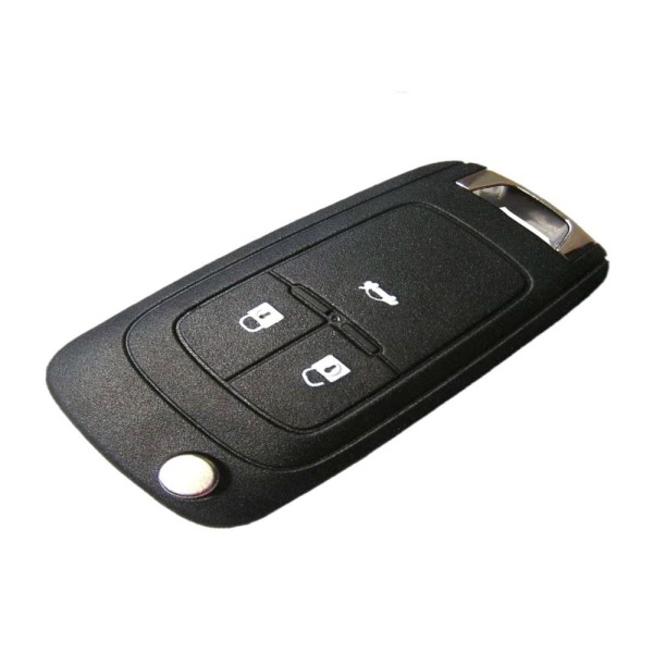 Encontraproduto.com.br - Carcaça Chave Canivete Oca 3 Botões Onix S-10 Sonic Após 12
