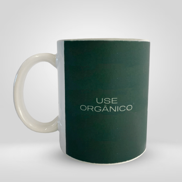 Encontraproduto.com.br - Caneca Exclusiva Verde Musgo 300 ml - Use Orgânico
