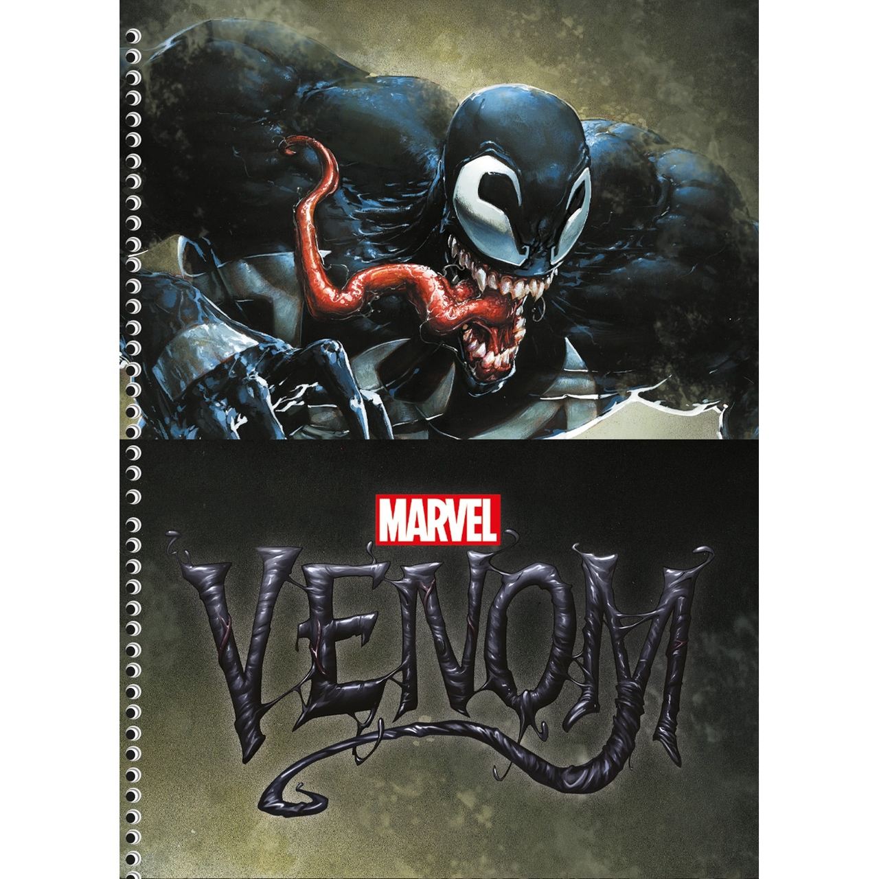 Encontraproduto.com.br - Caderno Venom Espiral 160 Folhas 10 Matérias São Domingos