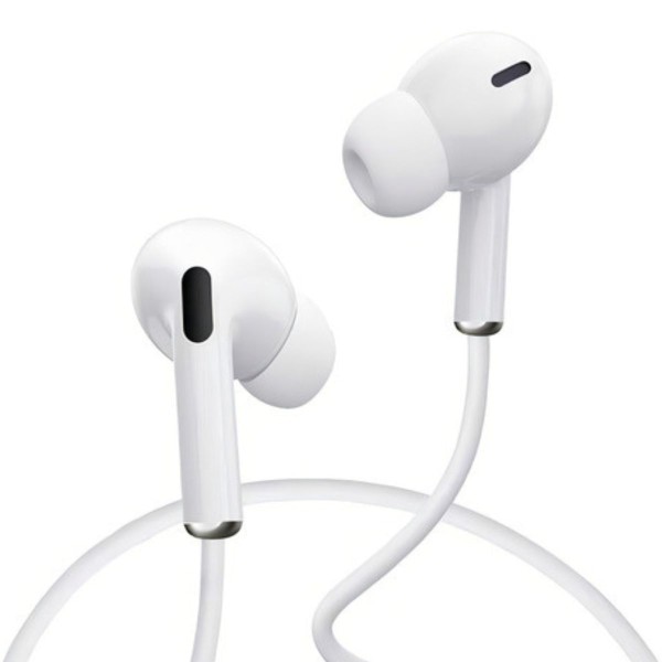 Encontraproduto.com.br - Fone Com Fio Branco Silicone Para iPhone 8