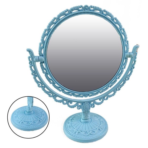 Encontraproduto.com.br - Espelho De Mesa Duplo Penteadeira Princesa Bancada Banheiro