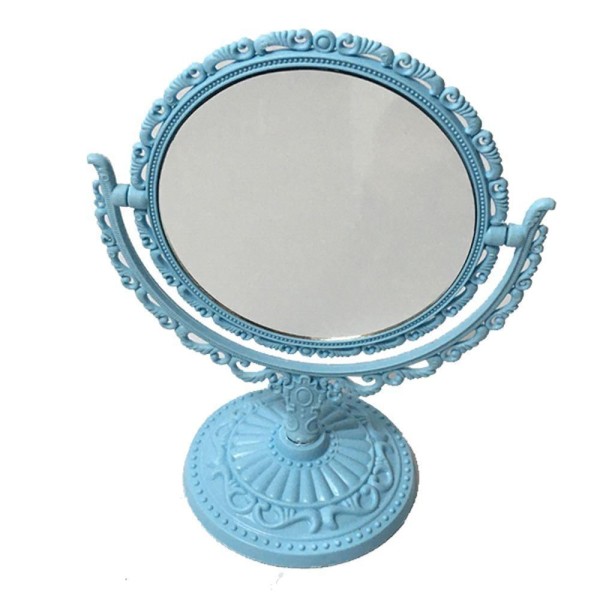 Encontraproduto.com.br - Espelho De Mesa Duplo Penteadeira Princesa Bancada Banheiro