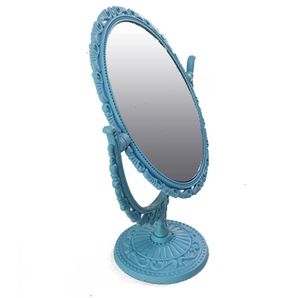 Encontraproduto.com.br - Espelho De Mesa Duplo Penteadeira Princesa Bancada Banheiro