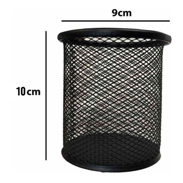 Encontraproduto.com.br - Kit Escritorio 4 Itens Porta Caneta Bandeja Lixeira