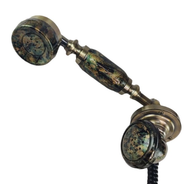 Encontraproduto.com.br - Gancho Monofone Telefone Fixo Rj11 Retro Residencial Decorat