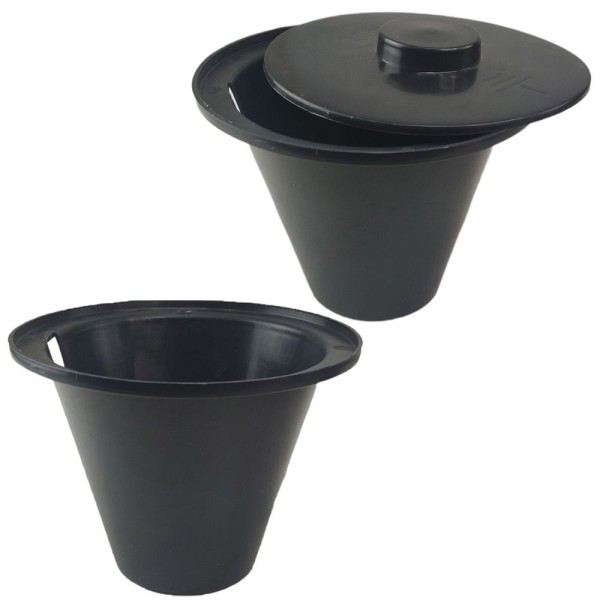 Encontraproduto.com.br - Caixa De Inspençao Aterramento Conica Kit 2 Uni Reforçada Resistente