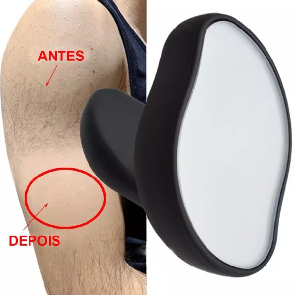 Encontraproduto.com.br - Pedra Cristal Depiladora Removedor De Pelos Rosto Pele Axila Braço Perna Reutilizavel